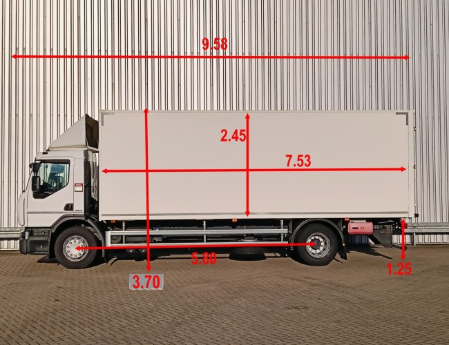 Renault D 19.380 Retarder, Airco, 19t. environmental zone accessible! TT 4773