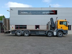 MAN TGS 35.360 8x2 - Hiab 16 TM Crane, Machine transporter, Loading ramp, recovery truck 6,2 T. winch TT 4832