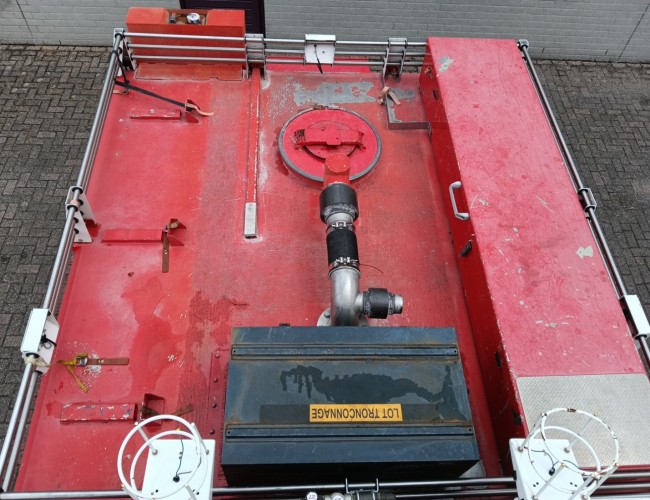 Mercedes-Benz Unimog U 5000 4x4 - (type 437.4) 4000 ltr -Wich -Feuerwehr Doppelkabine,Uberrollkafig - Rosenbauer - Expeditievoertuig, Camper TT 4836