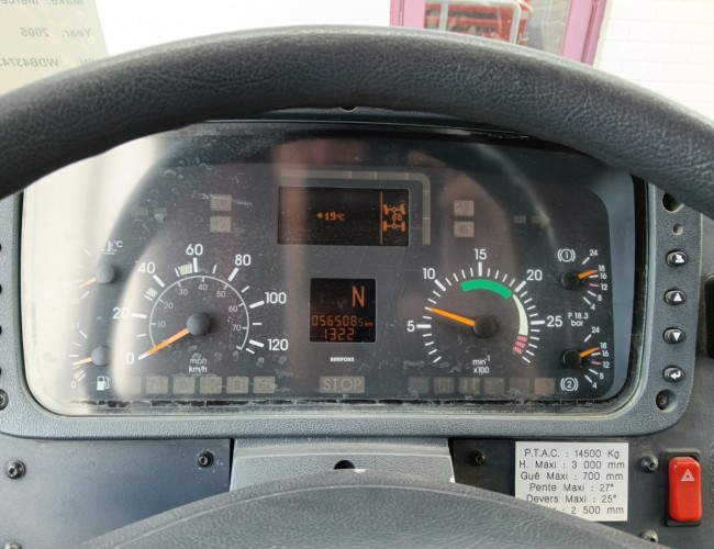 Mercedes-Benz Unimog U 5000 4x4 - (type 437.4) 4000 ltr -Wich -Feuerwehr Doppelkabine,Uberrollkafig - Rosenbauer - Expeditievoertuig, Camper TT 4836