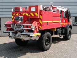 Mercedes-Benz Unimog U 5000 4x4 - (type 437.4) 4000 ltr -Wich -Feuerwehr Doppelkabine,Uberrollkafig - Rosenbauer - Expeditievoertuig, Camper TT 4836