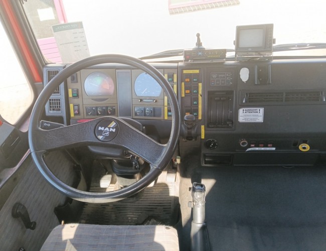 MAN 33.372 6x6 - 14TM Kraan, Crane, Kran - Haakarm, Hooklift, Abrolkipper - Big Axle - BB TT 4838