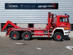 MAN 33.372 6x6 - 14TM Kraan, Crane, Kran - Haakarm, Hooklift, Abrolkipper - Big Axle - BB TT 4838