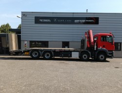 MAN TGS 35.360 8x2 - Fassi 23TM Crane, Machine transporter, Loading ramp, recovery truck 6.2T. winch TT 4842