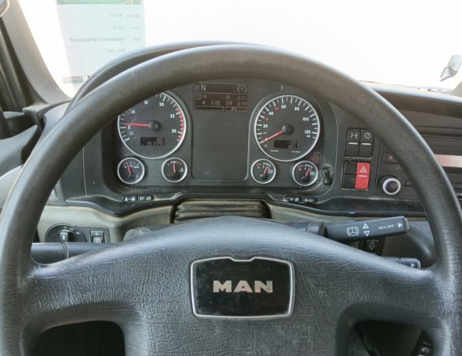 MAN TGS 35.360 8x2 - Fassi 23TM Kraan, Machine transporter, Oprijwagen, afsleepwagen 6.2T. lier TT 4842