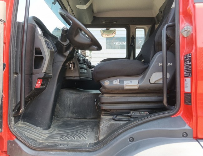 MAN TGS 35.360 8x2 - Fassi 23TM Kraan, Machine transporter, Oprijwagen, afsleepwagen 6.2T. lier TT 4842