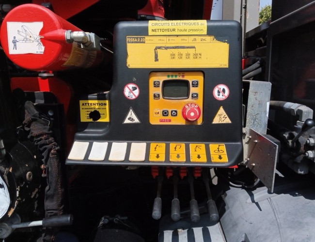 MAN TGS 35.360 8x2 - Fassi 23TM Crane, Machine transporter, Loading ramp, recovery truck 6.2T. winch TT 4842