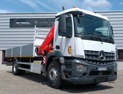 Mercedes-Benz Arocs 1830 Fassi 17TM Kraan, Crane, Kran - Afstandsbediening, Remote Control TT 4844