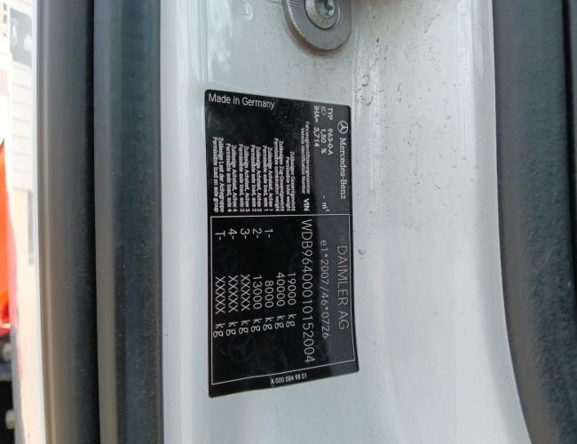 Mercedes-Benz Arocs 1830 Fassi 17TM Kraan, Crane, Kran - Afstandsbediening, Remote Control TT 4844