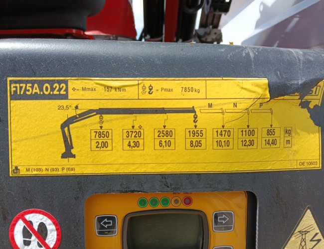 Mercedes-Benz Arocs 1830 Fassi 17TM Kraan, Crane, Kran - Afstandsbediening TT 4844