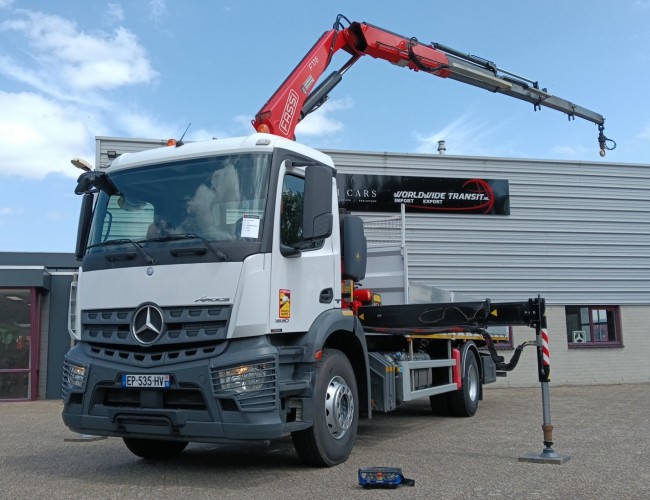 Mercedes-Benz Arocs 1830 Fassi 17TM Kraan, Crane, Kran - Afstandsbediening, Remote Control TT 4844