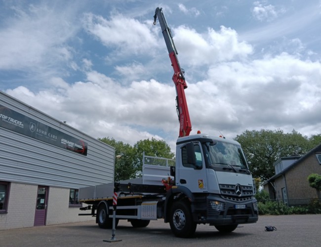 Mercedes-Benz Arocs 1830 Fassi 17TM Kraan, Crane, Kran - Afstandsbediening, Remote Control TT 4844