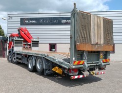 MAN TGS 35.360 8x2 - Fassi 23TM Kraan, Crane, Machine transporter, Oprijwagen, Loading ramp, Tow truck 6.2T. Winch TT 4849
