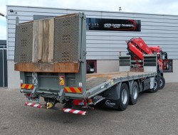 MAN TGS 35.360 8x2 - Fassi 23TM Kraan, Crane, Machine transporter, Oprijwagen, Loading ramp, Tow truck 6.2T. Winch TT 4849
