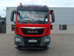 MAN TGS 35.360 8x2 - Fassi 23TM Kraan, Crane, Machine transporter, Oprijwagen, Loading ramp, Tow truck 6.2T. Winch TT 4849