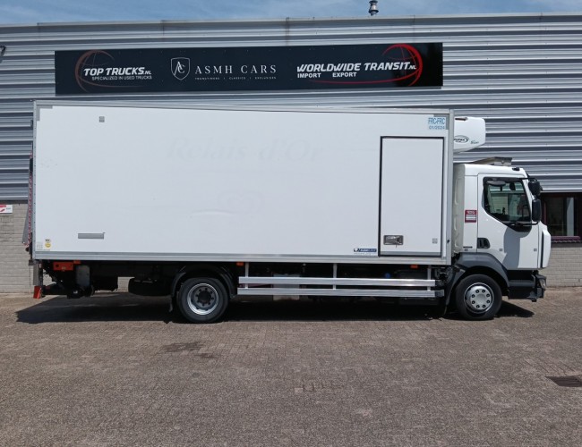 Renault D 210.12 Carrier Supra 850 MT, 2 Verdampers, Diepvries -30,  DHollandia Laadklep, LDW, Loadlift TT 4850