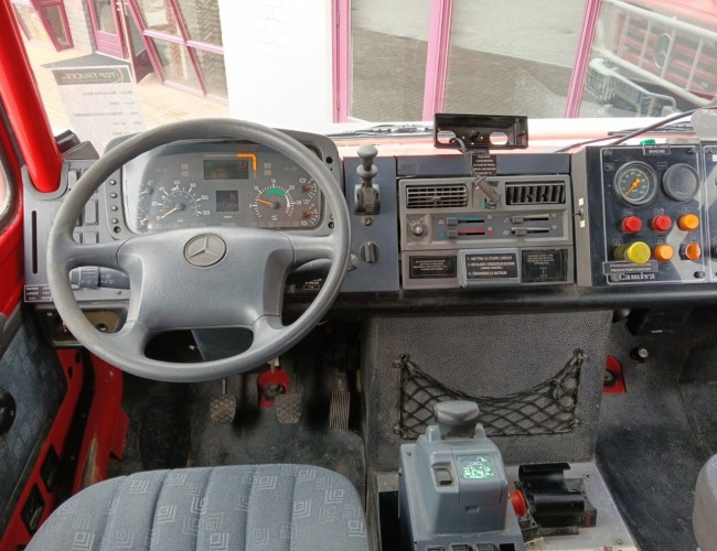 Unimog U 5000 Mercedes Benz -4x4 - (type 437.4) 4000 ltr -Wich -Feuerwehr Doppelkabine,Uberrollkafig - Camivar - Expeditievoertuig, Camper TT 4853