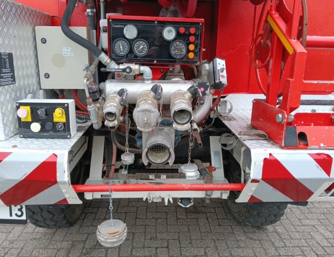 Unimog U 5000 Mercedes Benz -4x4 - (type 437.4) 4000 ltr -Lier, Winch -Feuerwehr Doppelkabine,Uberrollkafig - Camiva TT 4853
