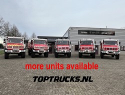Unimog U 5000 Mercedes Benz -4x4 - (type 437.4) 4000 ltr -Lier, Winch -Feuerwehr Doppelkabine,Uberrollkafig - Camiva TT 4853