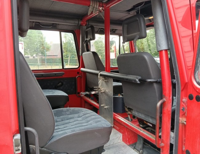 Unimog U 5000 Mercedes Benz -4x4 - (type 437.4) 4000 ltr -Wich -Feuerwehr Doppelkabine,Uberrollkafig - Camivar - Expeditievoertuig, Camper TT 4853