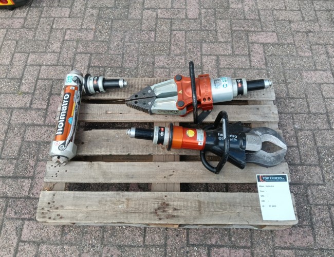 Holmatro Set hydraulisch redgereedschap Knipschaar, Spreider, Telescopische ram, Duo pompgroep TT 4859