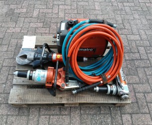 Holmatro Set hydraulisch redgereedschap Knipschaar, Spreider, Telescopische ram, Duo pompgroep TT 4859