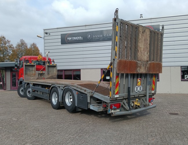 MAN TGS 35.360 8x2 - Machine transporter, loading ramp, tow truck 6.2T. winch TT 4860