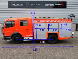 Mercedes-Benz Atego 1225 Rescue, Fire - Brandweer , Crewcab, Double cabin, Rescue set, Holmatro TT 4863