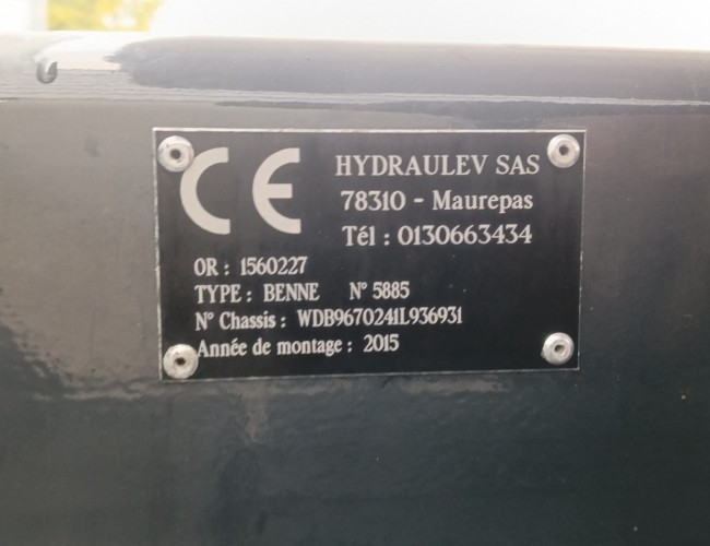 Mercedes-Benz Atego 1023 Kipper, Tipper, 2 compartments, Air conditioning TT 4869