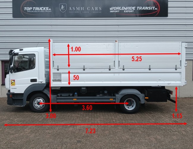 Mercedes-Benz Atego 1023 Kipper, 2 compartimenten, Airco TT 4869