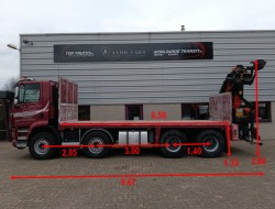 DAF CF 510 FAD 8x4 - Palfinger 16TM Kraan, Crane, New Engine -Retarder -Hubreduction -Airco TT 4881