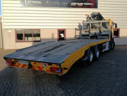 MAN TGS 35.420 8x2 - Fassi 29TM Kraan, Machine transporter, Oprijwagen, afsleepwagen 7.2T. lier TT 4882