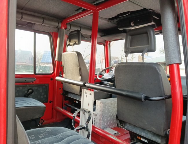 Mercedes-Benz Unimog U 5000 4x4 - (type 437.4) 4000 ltr -Lier, Winch -Feuerwehr Doppelkabine,Uberrollkafig - Camiva - Expeditievoertuig, Camper TT 4888