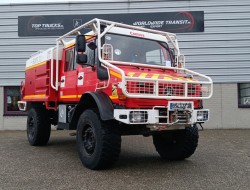 Unimog U 5000 Mercedes Benz -4x4 - (type 437.4) 4000 ltr -Wich -Feuerwehr Doppelkabine,Uberrollkafig - Camivar - Expeditievoertuig, Camper TT 4889