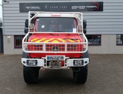 Unimog U 5000 Mercedes Benz -4x4 - (type 437.4) 4000 ltr -Lier, Winch -Feuerwehr Doppelkabine,Uberrollkafig - Camiva TT 4889