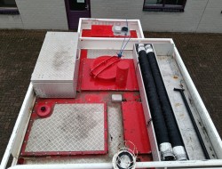 Unimog U 5000 Mercedes Benz -4x4 - (type 437.4) 4000 ltr -Wich -Feuerwehr Doppelkabine,Uberrollkafig - Camivar - Expeditievoertuig, Camper TT 4890