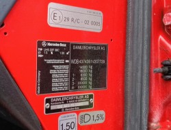 Unimog U 5000 Mercedes Benz -4x4 - (type 437.4) 4000 ltr -Wich -Feuerwehr Doppelkabine,Uberrollkafig - Camivar - Expeditievoertuig, Camper TT 4890