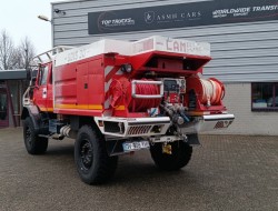 Unimog U 5000 Mercedes Benz -4x4 - (type 437.4) 4000 ltr -Lier, Winch -Feuerwehr Doppelkabine,Uberrollkafig - Camiva TT 4890
